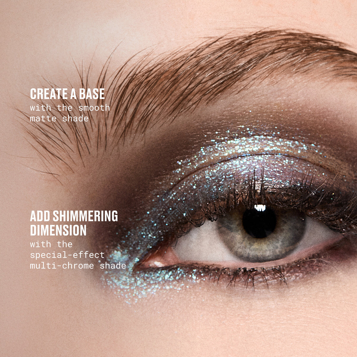 Smoke + Ice Eye Shadow Duo, 2.0 g, Smoke + Sequins, Alt