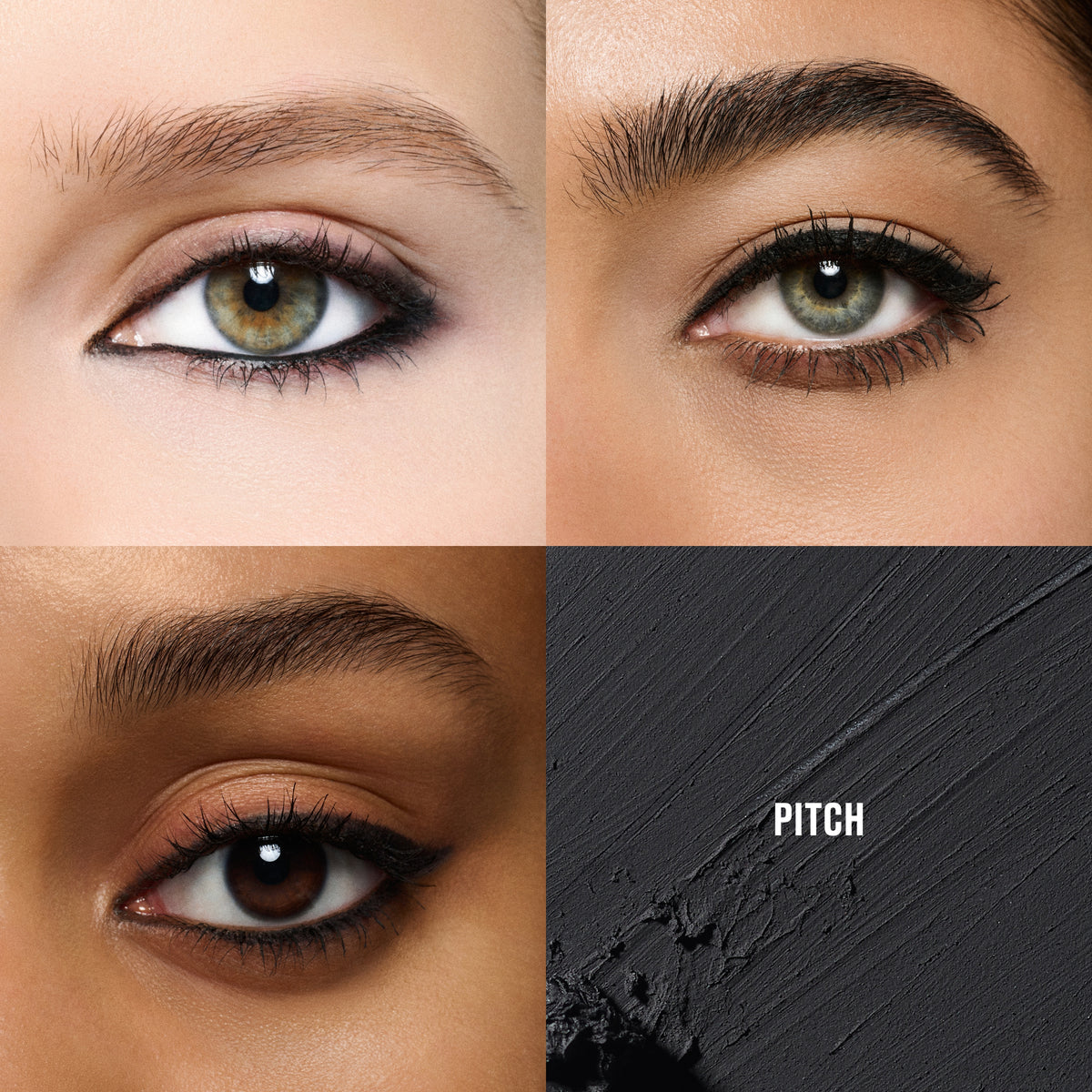 Kajal Excess Longwear Smoky Eye Liner, 1.2 g, Pitch