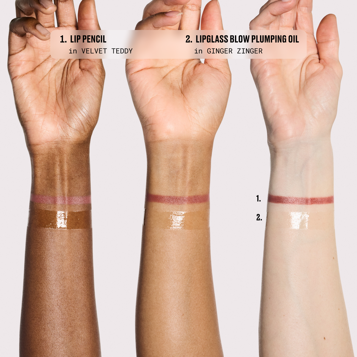 Plumping Powerhouses Lip Combo, Model