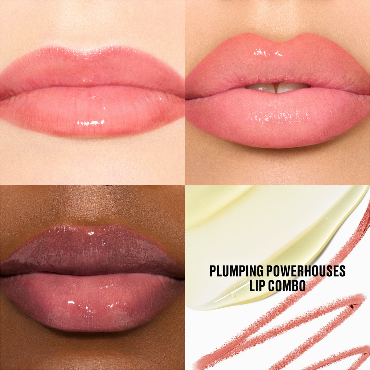 Plumping Powerhouses Lip Combo, Model, multiple