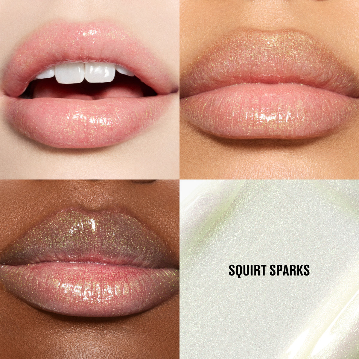 Squirt Plumping Gloss Stick, 2.3 g, Squirt Sparks, Model, multiple