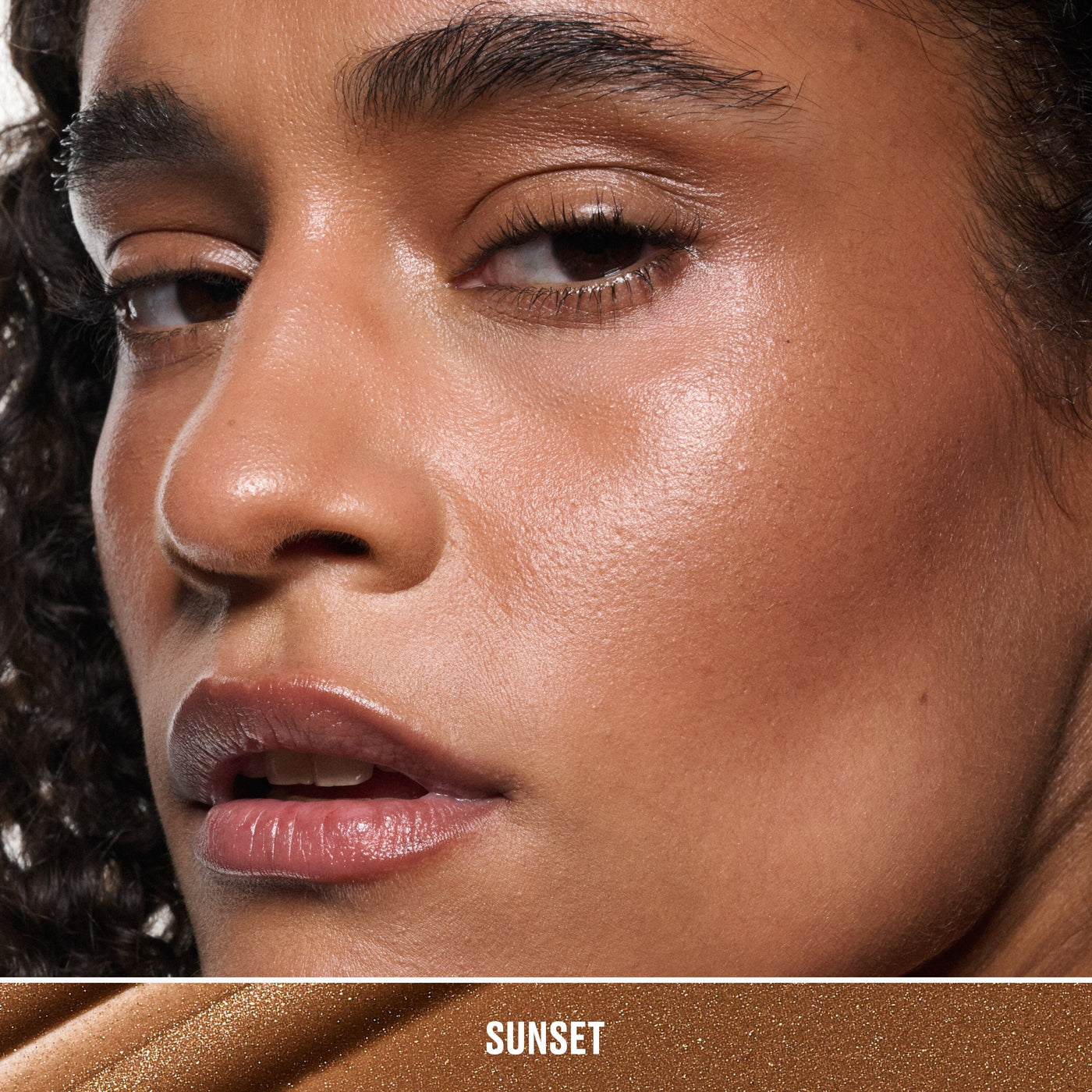 Strobe Beam Liquid Bronzelighter, 4.3 ml, Sunset, Model, medium