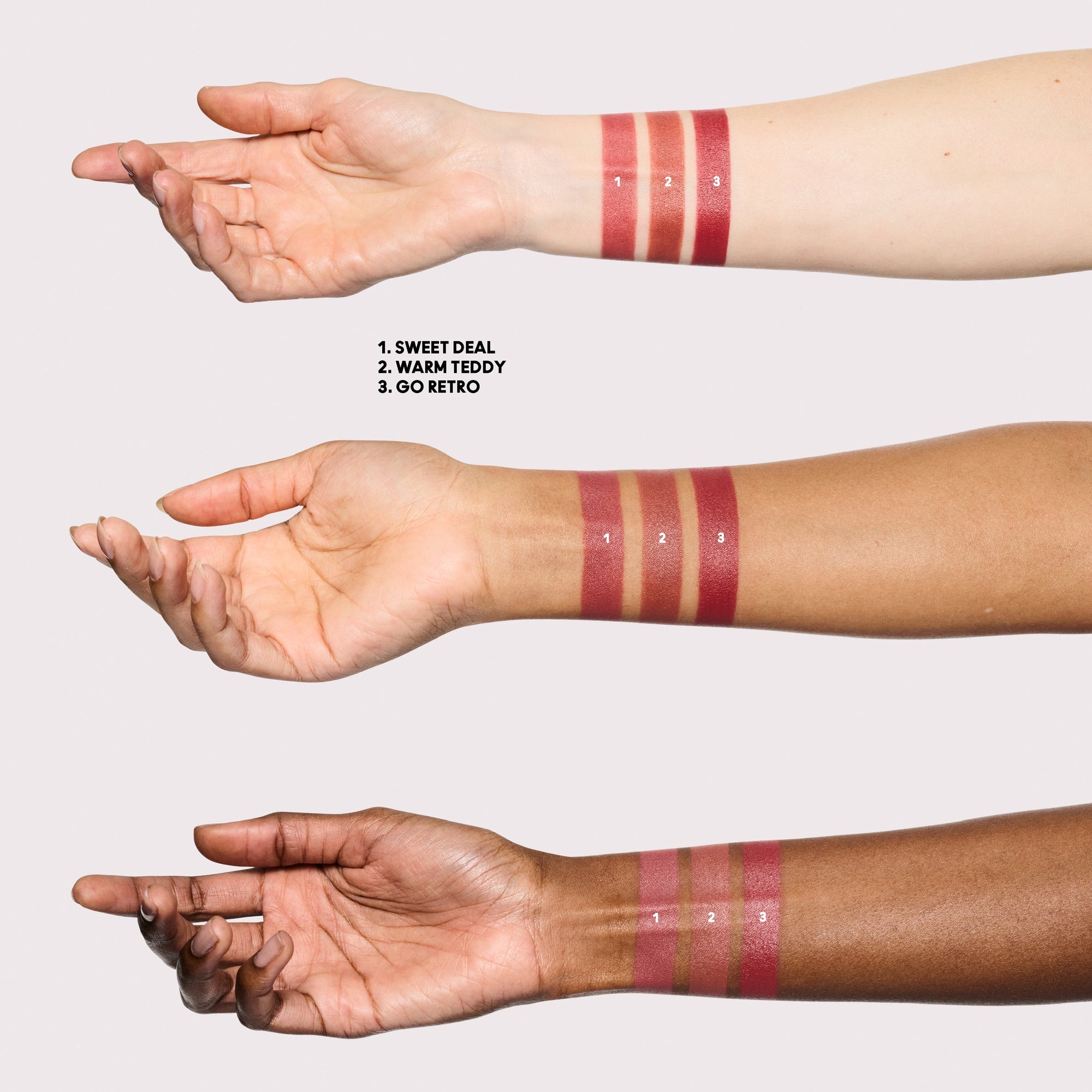 M·A·Cximal Silky Matte Lipstick Trio / Sepia Collection, Model