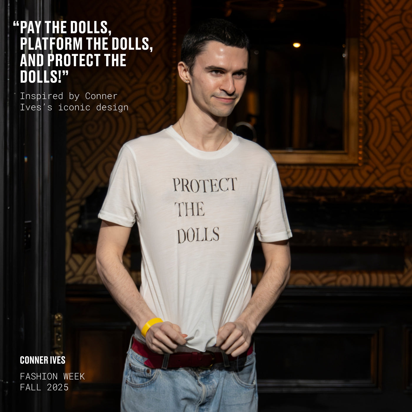 M·A·C VIVA GLAM x Conner Ives “Protect the Dolls” Shirt, XS