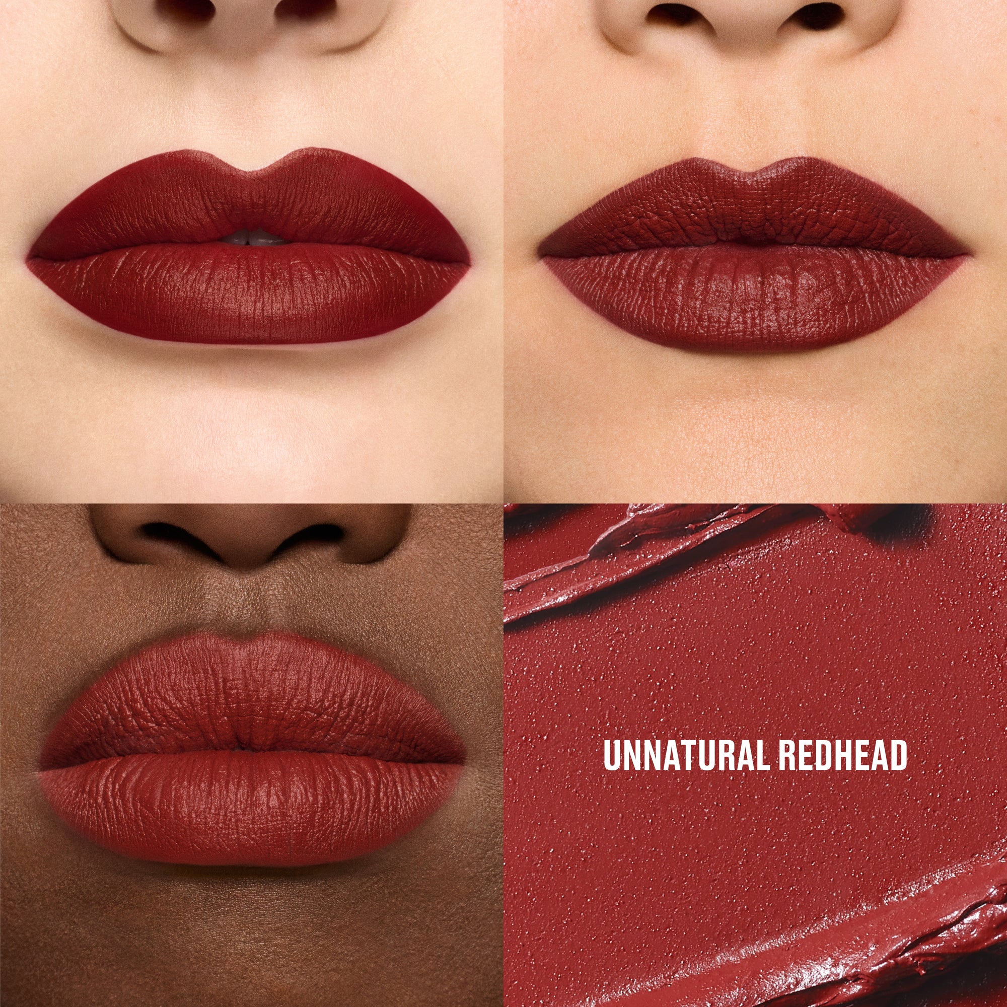 M·A·Cximal Silky Matte VIVA GLAM x Chappell Roan Lipstick, 3.5 g, UnNatural Red Head, Model, multiple