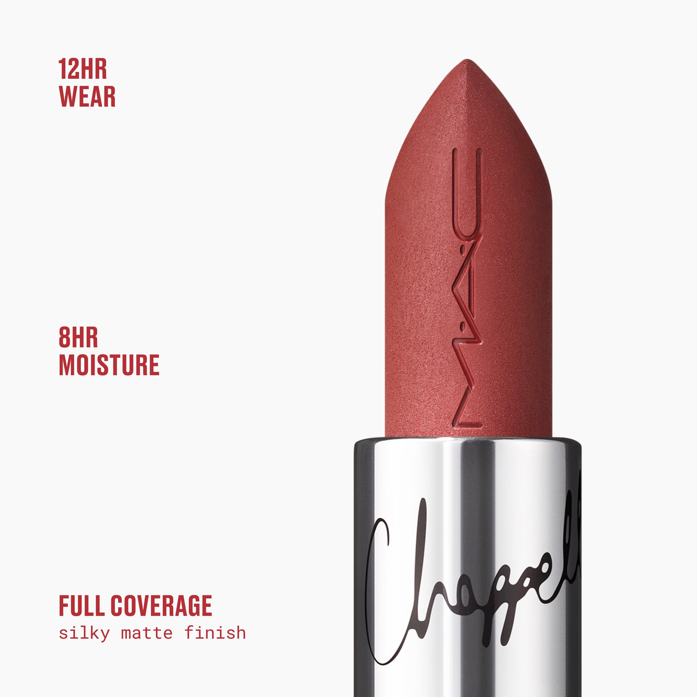 M·A·Cximal Silky Matte VIVA GLAM x Chappell Roan Lipstick, 3.5 g, UnNatural Red Head