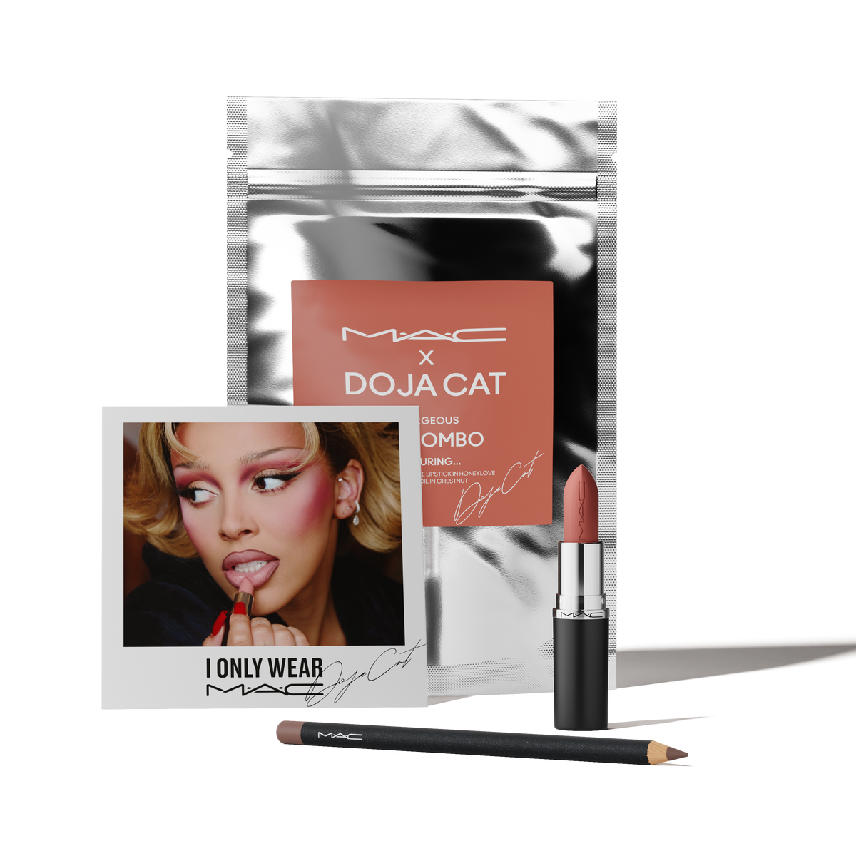 M·A·C X Doja Cat Gorgeous Nude Lip Kit, Product Shot