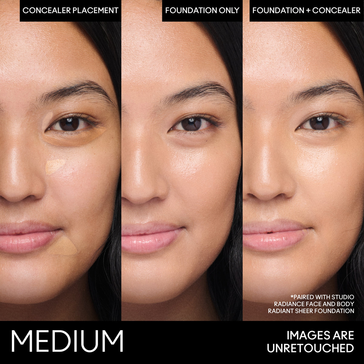 Studio Fix Conceal And Correct Palette, 6.0 g, Medium, Model, medium