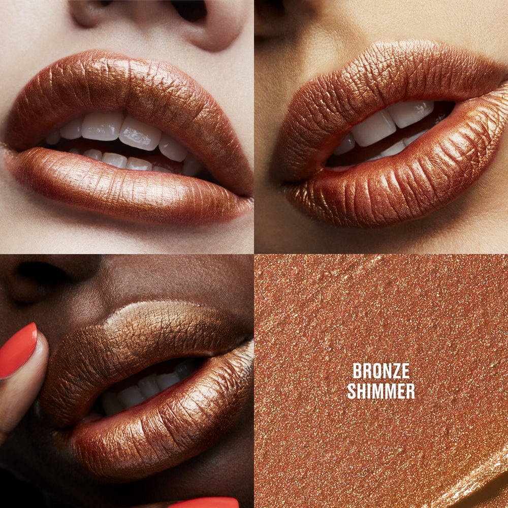 Frost Lipstick, 3.0 g, Bronze Shimmer, Model, multiple
