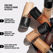 Studio Fix Fluid SPF 15 24HR Matte Foundation + Oil Control, 30.0 ml, NW30, Alt