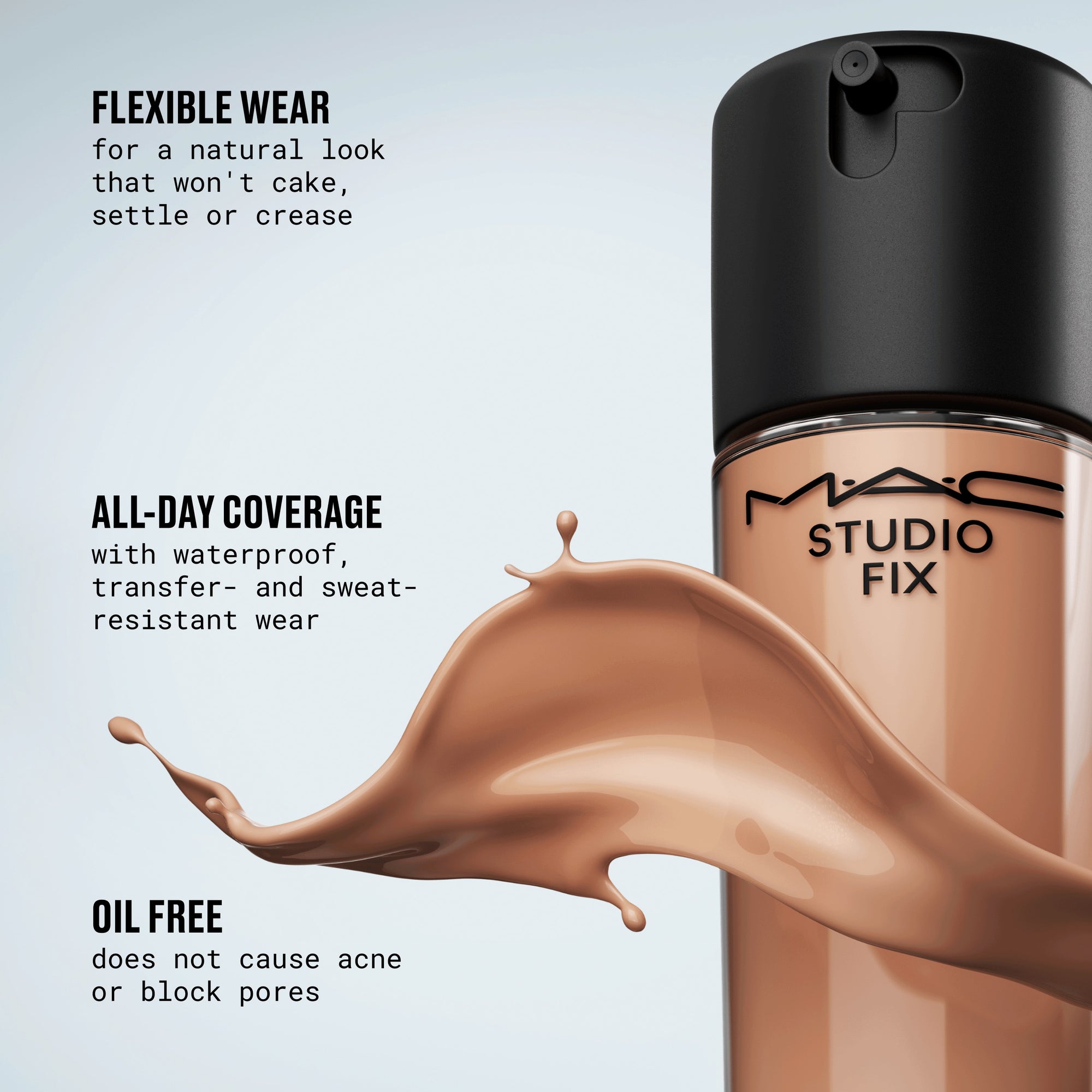 Studio Fix Fluid SPF 15 24HR Matte Foundation + Oil Control, 30.0 ml, NW58, Alt