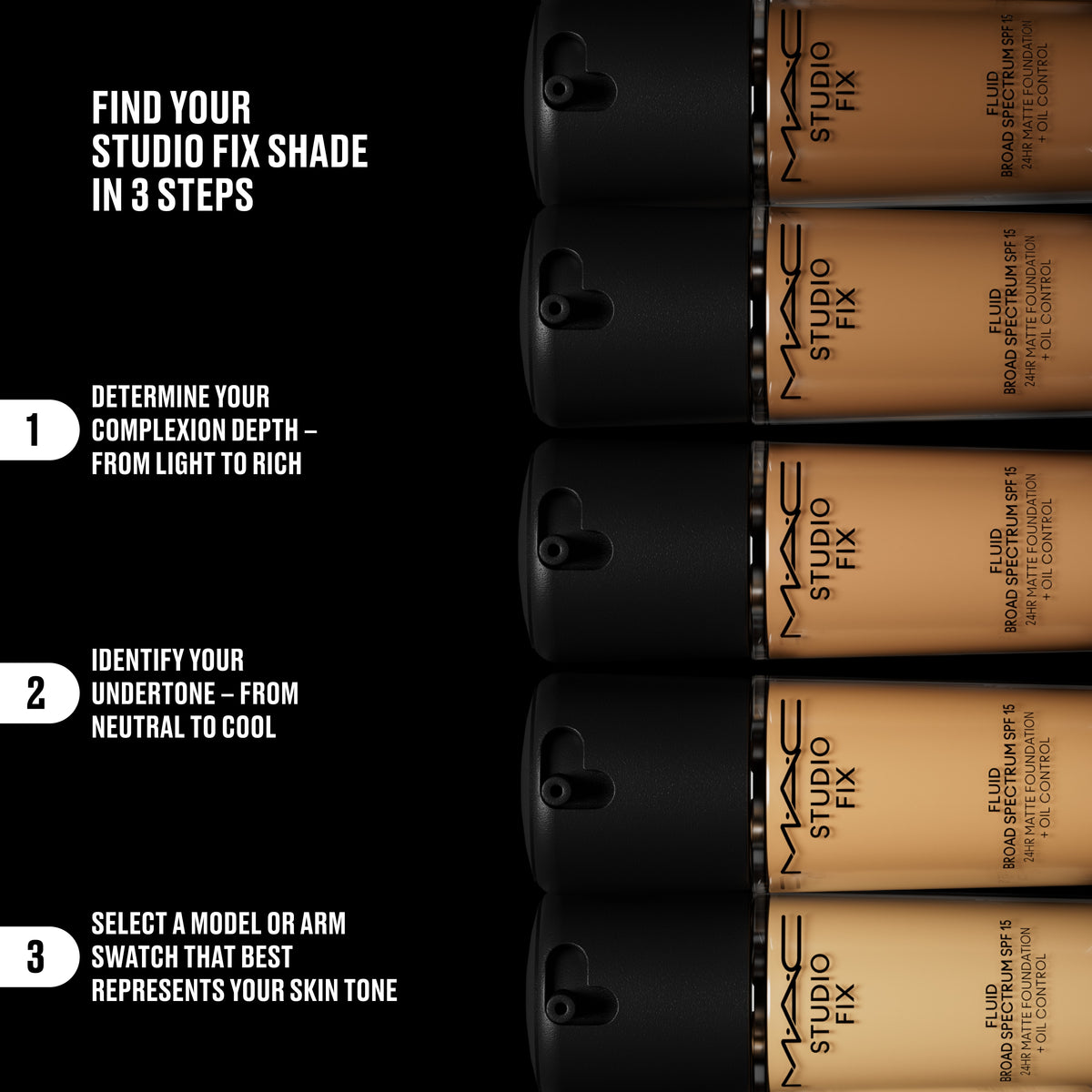 Studio Fix Fluid SPF 15 24HR Matte Foundation + Oil Control, 30.0 ml, NW60