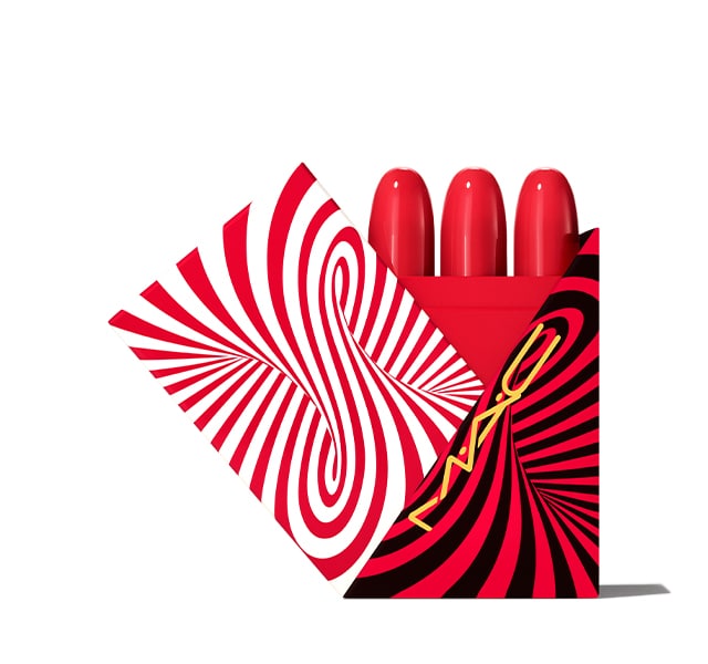 MAC Neutral Tiny Tricks Mini Lipstick Trio Christmas Holiday 2021 MAC Neutral Tiny Tricks Mini Lipstick Trio Christmas Holiday 2021